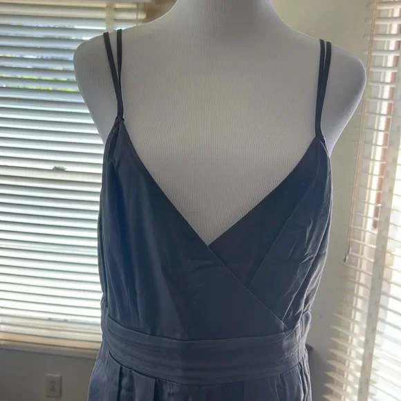 NWT In Add Minus Grey Cami Wrap Dress Beautiful!! - Picture 2 of 9